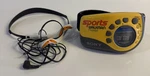 Sony Sports Walkman Fm/am Radio SRF-M78 MDR-W14 Headphones Strap Vintage Yellow. Fixed Price $19.99.