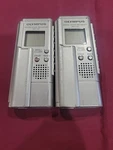 (2) Olympus WS-100 Digital Voice Recorders Portable Audio Dictaphone. Fixed Price $19.98.