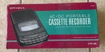 New! Optimus Ac/dc Portable Cassette Recorder CTR-108 School Office Classroom. Fixed Price $99.99.
