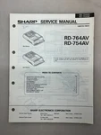 Sharp RD-764AV 754AV Original Service Manual Free Shipping. Fixed Price $14.00.