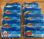 10 Scotch-brite 3M Zero Scratch Scrub Sponges Quicker Stronger Free Shipping. Fixed Price $9.99.