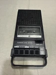 Vintage General Electric Portable Cassette Tape Recorder/player Model # 3-5001A. Fixed Price $19.00.