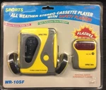 New Spectra WR-10SF All Weather Sports Stereo Cassette Player + Flasher Sealed. Fixed Price $95.00.