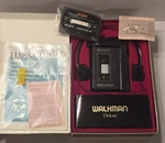 Sony Walkman Deluxe WM-3 Cassette Player Leather Case & Original Box Unused Read. Fixed Price $500.00.