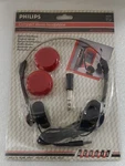Vintage Philips Headphones Sbc 477 Package, Foam Ear Pieces, Jack Adapter 80S. Fixed Price $29.95.