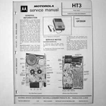 Motorola Model GP20GW Portable Cassette Tape Player Service Manual 1970. Fixed Price $9.45.