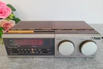 Vintage Prosonic Pcr 215 Am Fm Clock Radio Grain Plastic Cabinet. Fixed Price $22.70.
