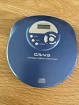 Craig CD2808A Personal Player, No Headphones, Blue, Works. Fixed Price $11.93.