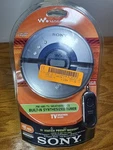 Sony Walkman D-FJ200 Amfm/tv/weather Radio/cd Player Discman Silver Nos.. Fixed Price $320.00.