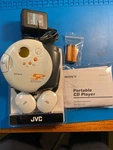 Sony Walkman D-SJ301 S2 Sports Cd Player G-protection With New Jvc Headphones. Fixed Price $179.99.