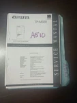 Aiwa TP-M320 Service Manual Original Repair Book Micro Cassette Recorder. Fixed Price $49.99.