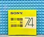 Sony MDW74BC Basic Yellow Blank Mini Disc (1) (sealed). Fixed Price $12.59.