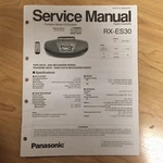 Original Panasonic Service Manual For Rx Model Radio Cassette Players Select One. Fixed Price $7.98.