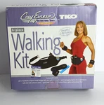 Vintage Cory Everson By Tko 6-PIECE Walking Kit New Open Box Weights Pedometer. Fixed Price $18.69.