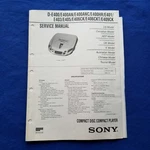 Sony D-400AN D-E400ANC D-E400HR D-E401 Service Manual Original Paper Oem. Fixed Price $29.95.