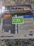 Ultra Mini Portable Disk #ULT31309 Compact,external Hard Enclosure Brandnew. Fixed Price $10.47.