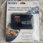 Jensen JSCR-50 Cassette Player Encoding To Computer New. Fixed Price $11.00.