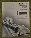 **original** Technics SL-PG450/SL-PG350 Cd Player Operating Instructions Manual. Fixed Price $10.00.