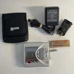Kenwood DMC-J7R Portable Md Recorder Minidisc Player, Manual, Power & Bags. Fixed Price $57.44.