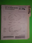 Kenwood DPC-181 183 381 382 383 Service Manual Original Repair Book Stereo Cd. Fixed Price $19.98.