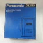 Vintage Panasonic RQ-V170 Am/fm Cassette Player, Eq, 1989. Unused.for Parts. Fixed Price $379.95.