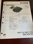 Sony D-225CR D225CR Discman Service Manual From The Usa **original**. Fixed Price $11.99.