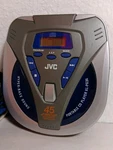 Jvc XL-PG36 Portable Cd Player & Case Silver Blue Anti-shock Hyper Bass Works. Fixed Price $39.00.
