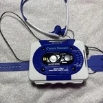 Aiwa HS-SP350W Walkman Cross Trainer Cassette Player With Headphones And Strap. Fixed Price $75.99.