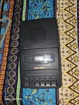 Radio Shack 14-1107 Portable Desktop Cassette Player Recorder. Black Tested. Fixed Price $16.16.