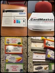 3 Califone Cardmaster Magnetic Readers Series 2000 Model 2010 W/4 Box Cards. Fixed Price $100.00.
