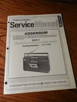 Realistic SCR-1 14-771B Stereo Cassette Service Manual. Fixed Price $40.00.
