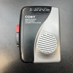 Coby CVR-28 Am/fm Cassette Recorder Black Tested Works Portable Radio. Fixed Price $14.99.