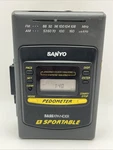 Sanyo Sportable SPT-1500 Radio Cassette Player Pedometer Tested Working. Fixed Price $22.46.