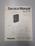 Panasonic RQ-V170 Stereo Radio Cassette Player Service Manual D-5227. Fixed Price $54.95.
