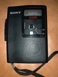 Sony TCM-S64V Vor Recorder Cassette Player Hand Held Portable For Parts. Fixed Price $5.00.