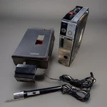 Vintage Lanier Model 1100 Cassette Voice Recorder With Strap,mic,ac,case. Fixed Price $39.95.