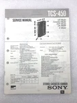 Original Oem Sony TCS-450 Service Manual Repair Stereo Cassette Corder 1985. Fixed Price $18.88.