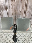 Vintage Yellow Sony Sports SRS-5G Stereo Speaker System. Fixed Price $24.95.