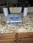 Coby Cx-cd 395 Am/fm Player Comes With Two Speakers, Remote Stand Read. Fixed Price $49.99.