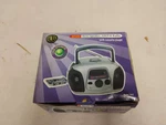 Electro Brand Portable Twin Speaker Am/fm Radio With Cassette Player - Nos. Fixed Price $24.99.
