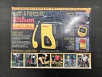 Vintage Wilson Sports Health & Fitness Kit Cassette Am/fm Player, Timer, Light. Fixed Price $55.99.