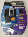 New/sealed Sony By Pressman Voice Operated Cassette Recorder TCM-454VK. Fixed Price $209.99.