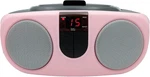 Portable Cd Player Boombox Am Fm Radio Pink Personal Stereo With Speaker. Fixed Price $32.02.