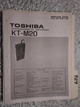 Toshiba KT-M20 Service Manual Original Repair Book Tape Deck Player Recorder. Fixed Price $19.98.
