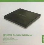 Lenovo - 888015471 DB65 External Usb Slim Dvd Burner Black. Fixed Price $59.95.