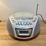 Sony CFD-E75 Cd Radio Cassette-corder Silver All Tested Working. Fixed Price $50.99.