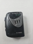 Sharp Walkman Cassette Player Am Fm JC196 Graphic Equalizer Tested Working. Fixed Price $19.99.