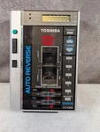 Vtg Toshiba Stereo Am/fm Radio Cassette Player KT-4066 With Belt Clip Untested. Fixed Price $59.99.