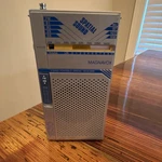 Magnavox Spatial Sound Am/fm Radio Silver Blue D1530 Portable. Fixed Price $14.24.