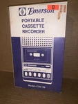Vintage Emerson Cassette Tape Recorder Model CRC99 With Box. Fixed Price $34.99.